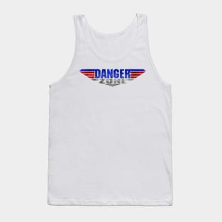 Top Gun Maverick Vintage Logo Danger Zone Tank Top